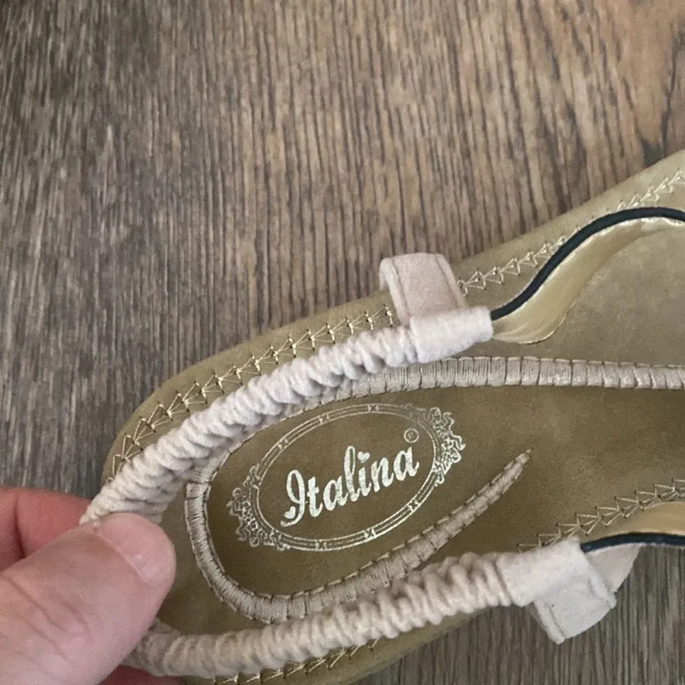 Italina sandals size 8
